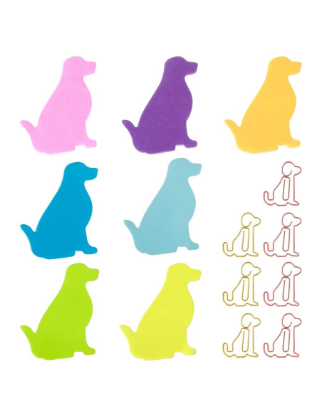 Notas Adhesivas de Perro Ymapinc 210 Hojas Coloridas