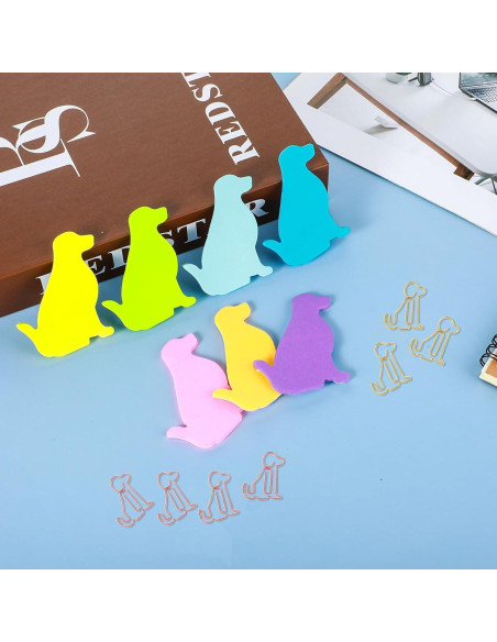 Notas Adhesivas de Perro Ymapinc 210 Hojas Coloridas