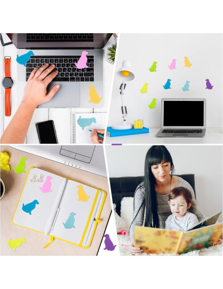 Notas Adhesivas de Perro Ymapinc 210 Hojas Coloridas