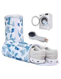 Bolsa de Lavado de Zapatos Bluehome - 2 Piezas Chenille