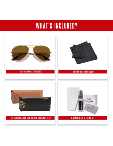 Gafas de sol Ray-Ban RB3025 Aviator Oro B-15 Marrón
