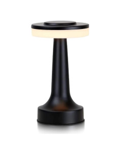 Lámpara de Mesa LED Inalámbrica JHPGEOE Negra 3 Colores