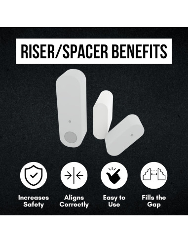 Elevador Magnético 1.27 cm Clever Home para Sensores ADT