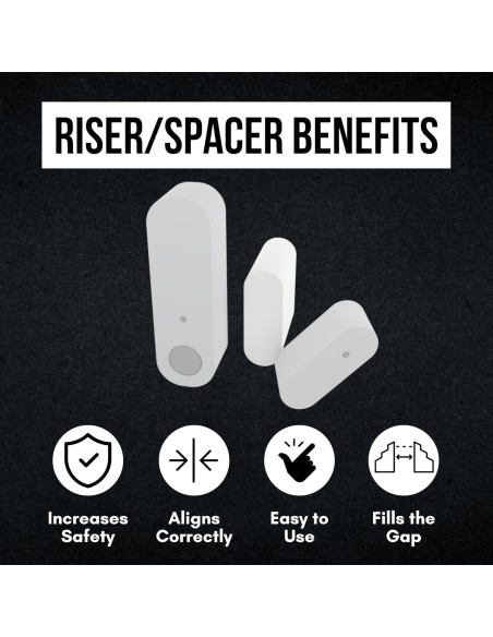 Elevador Magnético 1.27 cm Clever Home para Sensores ADT