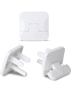 Cubiertas de Enchufe de Seguridad Genérico 10 Piezas Blanco 2