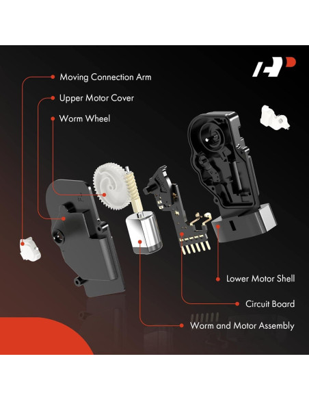 Actuador de bloqueo puerta corrediza A-Premium Toyota Sienna 2004-2010
