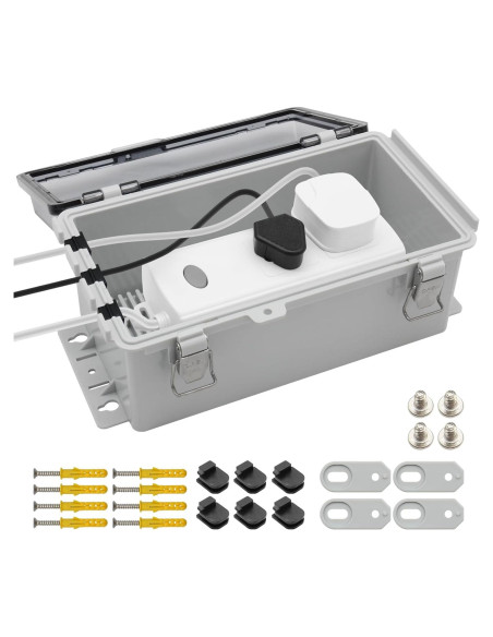 Caja eléctrica exterior impermeable XGGYA 22.86x12.7x10.92 cm