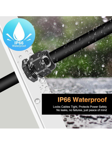 Interruptor Doble Exterior USUPERINK IP66 15A 2 Gang