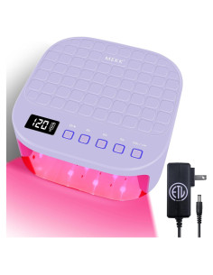 Lámpara de Uñas UV LED MEKK 54W Púrpura con Sensor Automático