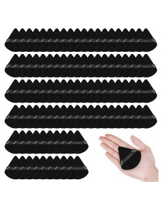 100 Esponjas de Maquillaje Triangulares Negras Jolbndcv