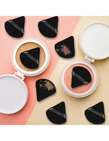 100 Esponjas de Maquillaje Triangulares Negras Jolbndcv