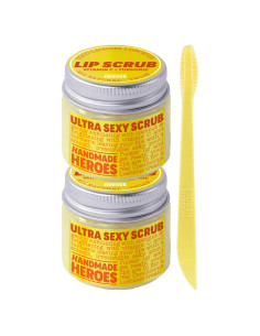 Set Exfoliante Labial Vegano Handmade Heroes - Cúrcuma y Vitamina C