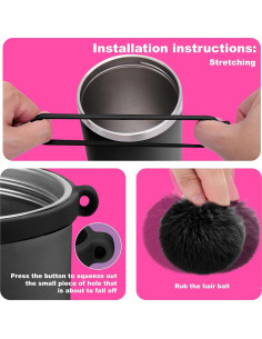 Accesorios para Taza Stanley Mity Rain - 8 Piezas, Negro 2