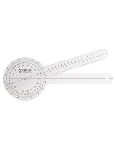 Goniómetro de Plástico Prestige Medical 30.48 cm 360 Grados