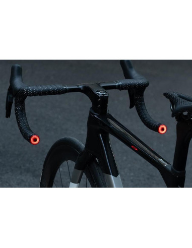 Tapones de Manillar Rockbros con Luz Sensor de Frenos IPX6