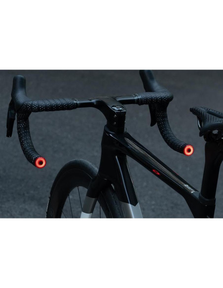 Tapones de Manillar Rockbros con Luz Sensor de Frenos IPX6