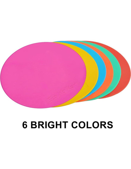 12 Marcadores de Piso TPE Eco Walker 20cm para Entrenamiento