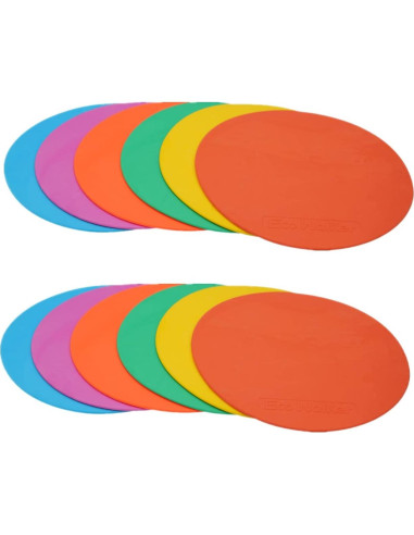 12 Marcadores de Piso TPE Eco Walker 20cm para Entrenamiento