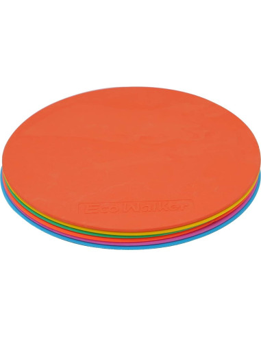 12 Marcadores de Piso TPE Eco Walker 20cm para Entrenamiento