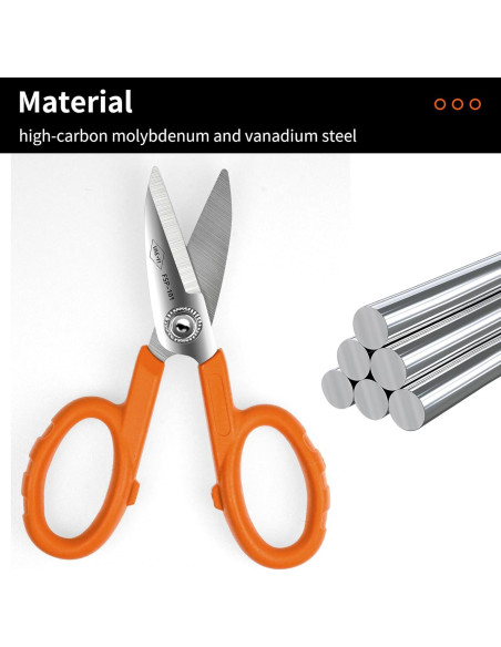 Tijeras Antideslizantes VAE-YI FSP-101 para Electricista 138mm