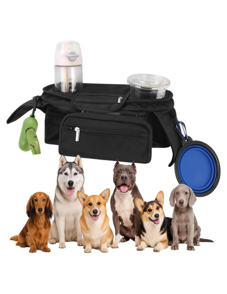 Bolsa de Carrito para Perros Stufool con Dispensador y Tazón