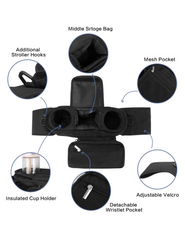 Bolsa de Carrito para Perros Stufool con Dispensador y Tazón