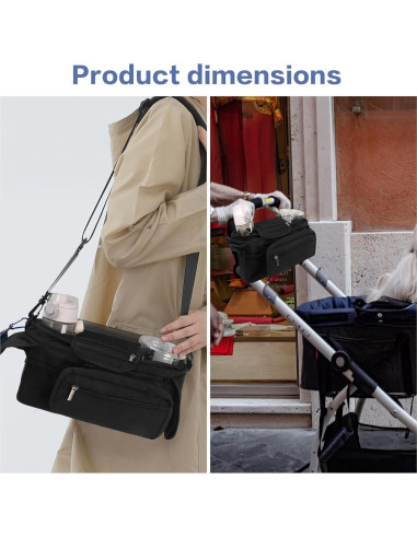 Bolsa de Carrito para Perros Stufool con Dispensador y Tazón