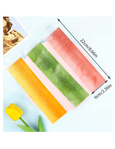 Bolsas de Molde para Paletas LOMIMOS 100pcs 21.8x5.8cm 2