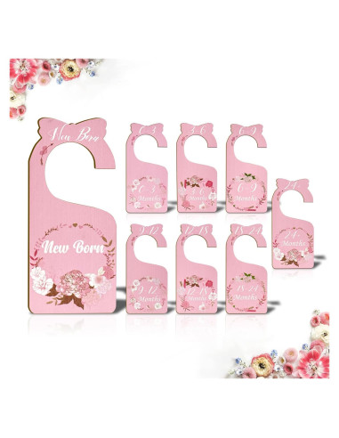 Divisores de Armario para Bebés Imtively - 8 Piezas Boho