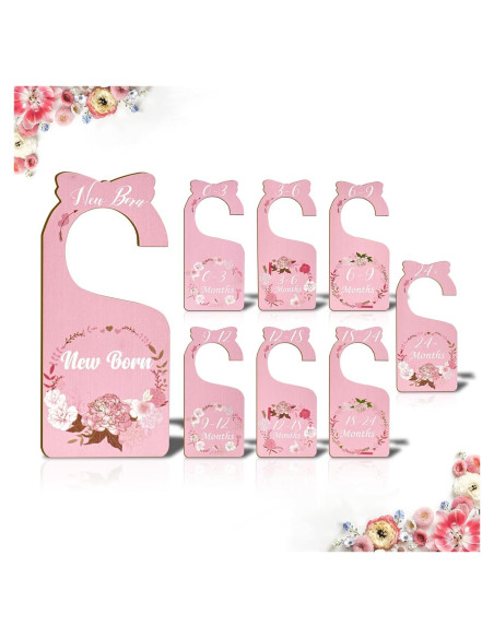 Divisores de Armario para Bebés Imtively - 8 Piezas Boho