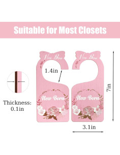 Divisores de Armario para Bebés Imtively - 8 Piezas Boho 2