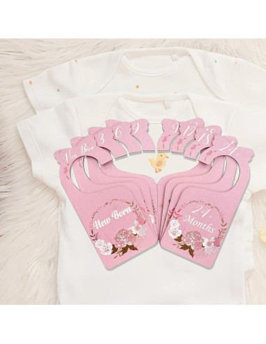 Divisores de Armario para Bebés Imtively - 8 Piezas Boho