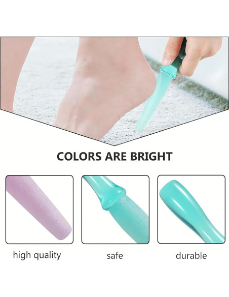 Raspador de pies Healifty 3 piezas Exfoliantes Ergonómicos
