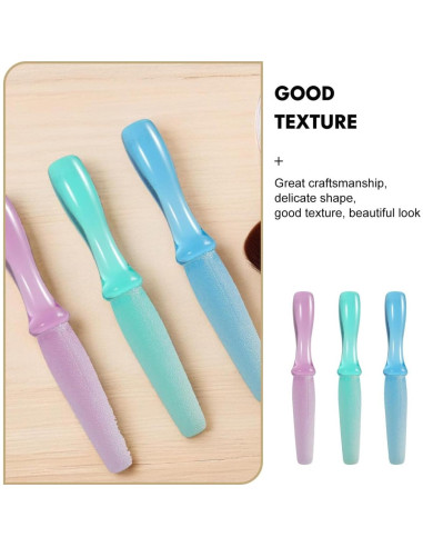 Raspador de pies Healifty 3 piezas Exfoliantes Ergonómicos