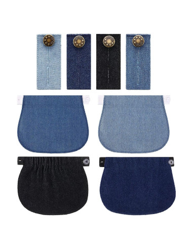 Extensores de Pantalones de Maternidad WILLBOND 8 Piezas