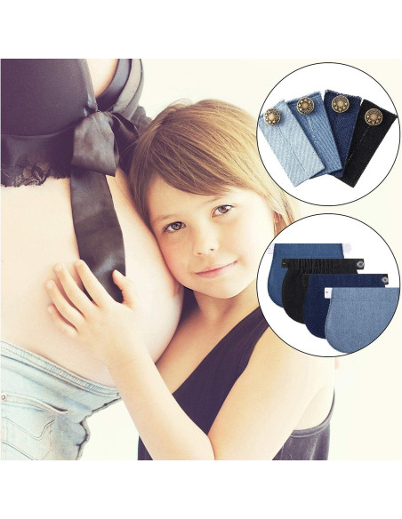 Extensores de Pantalones de Maternidad WILLBOND 8 Piezas