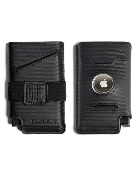 Billetera Minimalista Slim Hayvenhurst con Bloqueo RFID - Negro