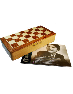 Juego de Ajedrez Internacional Kasparov Madera Plegable 30cm 2