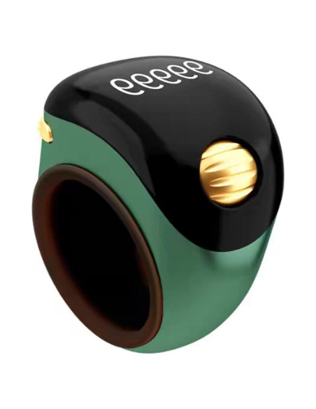 Contador Digital de Anillo Tasbih Ajustable Verde - Genérico