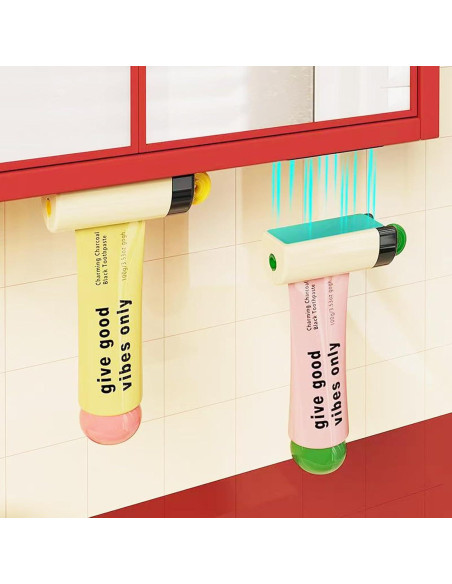 Exprimidor de Pasta de Dientes Magnético Chenshuo Blanco 10.8cm