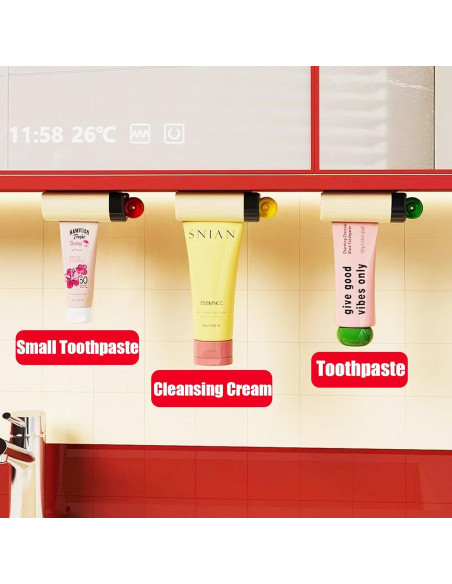 Exprimidor de Pasta de Dientes Magnético Chenshuo Blanco 10.8cm