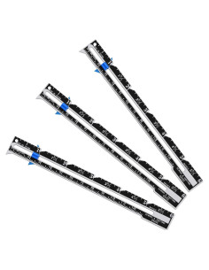 Calibrador Deslizante de Costura Frienda - 3 Piezas, Acero Inoxidable