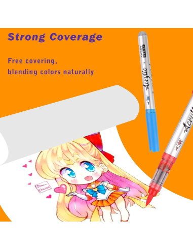 Marcadores de Pincel Acuarelables MAIKEDEPOT 24 Colores