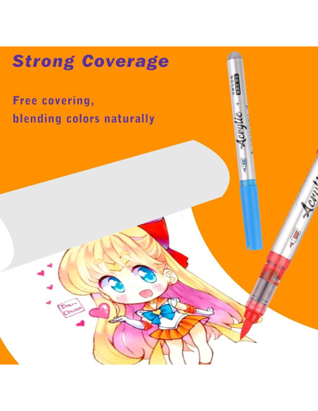 Marcadores de Pincel Acuarelables MAIKEDEPOT 24 Colores