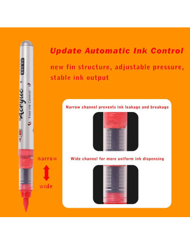 Marcadores de Pincel Acuarelables MAIKEDEPOT 24 Colores