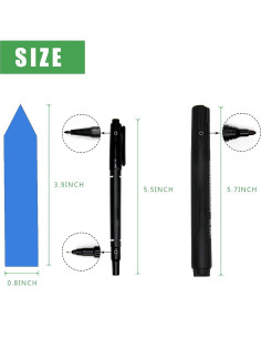 1000 Etiquetas de Plástico para Plantas Hidreamz - Impermeables 2