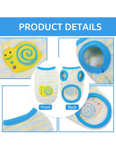 Chaleco Cálido para Mascotas KAMA BRIDAL 3XS Azul