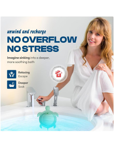 Cubierta de Desagüe de Desbordamiento Jumble Dream Azul Profundo 2