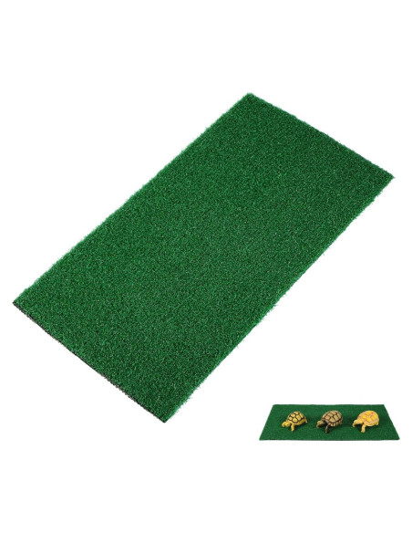 Césped Artificial para Tortugas Jojofuny 50x25 cm Verde