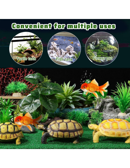 Césped Artificial para Tortugas Jojofuny 50x25 cm Verde